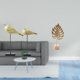 thumbnail image 2 of Esculturas Modernas De Pájaros De Madera Y Hojas De Metal, Adornos Creativos Con Forma De Animales Y Hojas Para Escritorio, Dormitorio, Mesa, Decoración Del Hogar, Estilo Nórdico Abstracto., 2 of 8