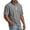 Gray #094, variant on Short Sleeve Waffle Shirts for Men Quarter Zip Pullover Casual Slim Fit Stand Collar Polo Shirt Knit Tops