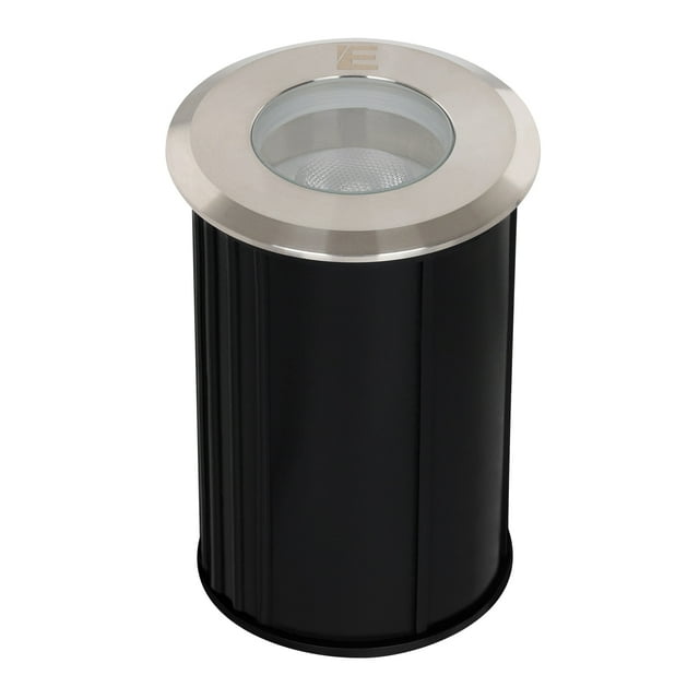 Estevez Luminario LED SPIRAL Empotrable en Piso, 1 Watts, 3000K Acero Inoxidable, Protección IP67, Ø62mm