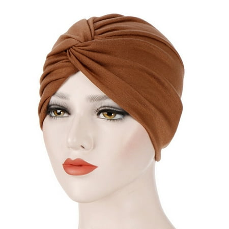 Women India Hat Muslim Ruffle Cancer Chemo Beanie Floral Turban Wrap (Best Small Cap Stocks India)