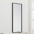 thumbnail image 3 of Metal frame rectangle mirror 14 inch in Black, 3 of 5