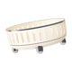 thumbnail image 1 of Bandeja giratoria de 360 degree para almacenamiento de accesorios para el cabello en gabinetes de encimera. Amarillo, 1 of 9