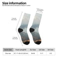 thumbnail image 2 of KLL Autumn Dragon Mountain View Print Cool Socks Men's Women's Crew Socks Funny Crazy Novelty Stockings, 2 of 6