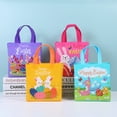thumbnail image 2 of Easter Non-Woven Bags with Handle 8PCS Rabbit Eggs Printing Tote Bag for Gifts Wrapping/Egg Hunt Game（9.06×8.66×4.33in）, 2 of 6