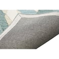 thumbnail image 3 of Bashian R129-AQ-8X10-HG379 7 ft. 9 in. x 9 ft. 9 in. Greenwich Collection Contemporary Wool & Viscose Hand Tufted Area Rug, Aqua, 3 of 6