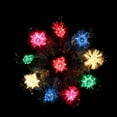 thumbnail image 4 of Northlight 8.5" Lighted Tinsel Starburst Star Christmas Tree Topper - Multi-Color Lights, 4 of 4