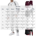 thumbnail image 4 of Frnrwgo Mens 2-Piece Hoodie and Jogger Pants Set Loose Fit Full Zip Casual Tracksuit Fall Winter Color Block Outfit with Pockets, 4 of 9