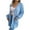 Blue#W, variant on HAPIMO Sales Sweater Cardigans for Women Open Front Solid Jacket Womens Loose Knitted Outwear Casual Comfy Girls Fall Fashion Tops Long Sleeve Army Green L