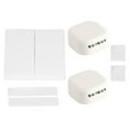 thumbnail image 1 of Kit de interruptor de pared remoto kit de interruptor de luz inalámbrico Botón de autogeneración de control de aplicación Exterior 100m Interior 30m AC100-240V para el hogar, 1 of 8