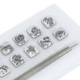 thumbnail image 1 of 12Pcs Leather Embossing Tools Different Shape Stamps Set Saddle Making DIY Punch Embossing Beveler Tools Kit, 1 of 8