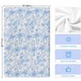 thumbnail image 5 of Watercolor Blue Floral Microfiber Kitchen Towel, Blue Ombre Botanical Summer Soft Absorbent Dish Towels, Quick Drying Washable Dishcloths for Kitchen Cleaning, Drying Dishes, 18x28 Inches, 5 of 9