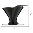Melitta PourOver Filter Cone Coffeemaker Black