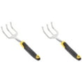 thumbnail image 3 of Raindrops 2pcs Hand Cultivator Garden Tool 3 Prong Rake Nonslip Handle Cultivator Garden Hand Tool, 3 of 8