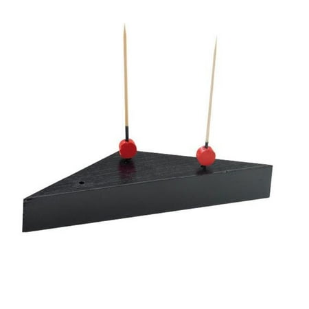 

PacknWood 209BBSIMA 5.5 In. 3 Holes Black Bamboo Pick Holder- Pack Of 10