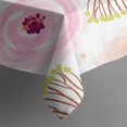 thumbnail image 5 of 60x60 Inch Waterproof Square Tablecloth, Thickened Polyester Table Cover for Dining & Parties, Floral Print, 5 of 6