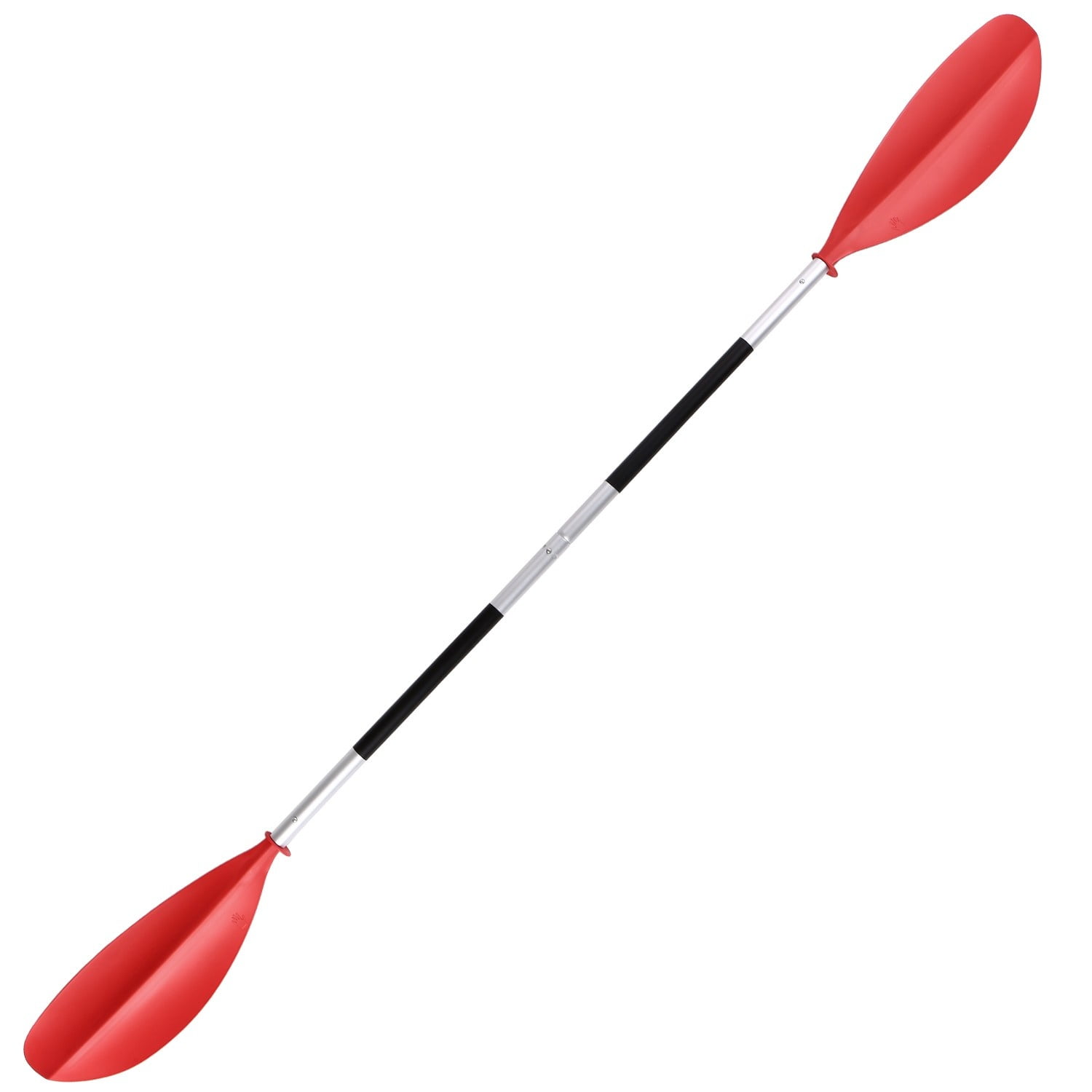 4-Piece Asymmetrical Kayak Paddle Set with Quick Release