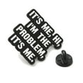 thumbnail image 2 of 12pcs Inspirational Word IT'S ME Alloy Enamel Pins Broochs Motivational Text Badge White 30x30x1.5mm, 2 of 3