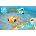 thumbnail image 2 of Baby bath water toy - 3pcs Wind-up Swimming Sea Turtles Bath Toy, No Battery Mold-Free Anti-Rust Interactive Toy for Kids 18M+, 2 of 5