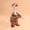 Brown, variant on 6 Inch Premium Resin Desktop Goose Statue with Outfit and Hat, Funny Office Mini Table Decoration, for Entryway, Dormitory, Mini Garden