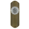 thumbnail image 2 of Nostalgic Warehouse Deccry_Dp_Nk Vintage Fluted Crystal Dummy Door Knob Set - Chrome, 2 of 4