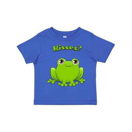 

Inktastic Kisses - Cute Frog Gift Toddler Boy or Toddler Girl T-Shirt