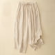 thumbnail image 2 of Pantalones anchos con cintura elástica para mujer, para primavera/verano - Pantalones cortos informales con cordones, 2 of 8