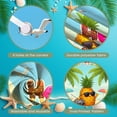 thumbnail image 3 of Colorful Print Hello Summer Banner Tropical  Summer Backdrop Pineapple Pattern Gnome Design Summer Background for Summer Parties Beach Vacations Outdoor Gatherings, 3 of 8