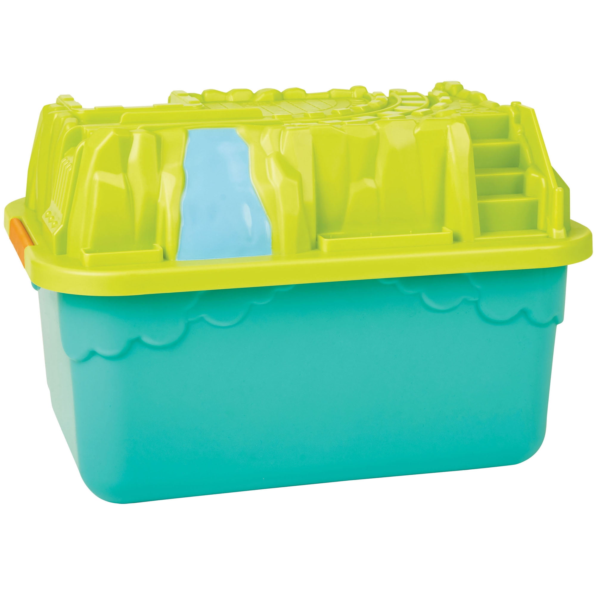 Hape: Farmyard Train Bucket Set - Wooden Train Animal Set, Building Toy, Storage Box, Build A Farm Landscape Around Your Train, Toddlers & Kids Age 3+