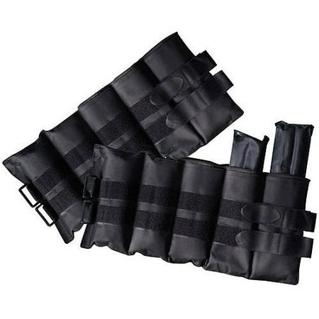 CAP Barbell 20 lb Adjustable Ankle Weights, Set of 2