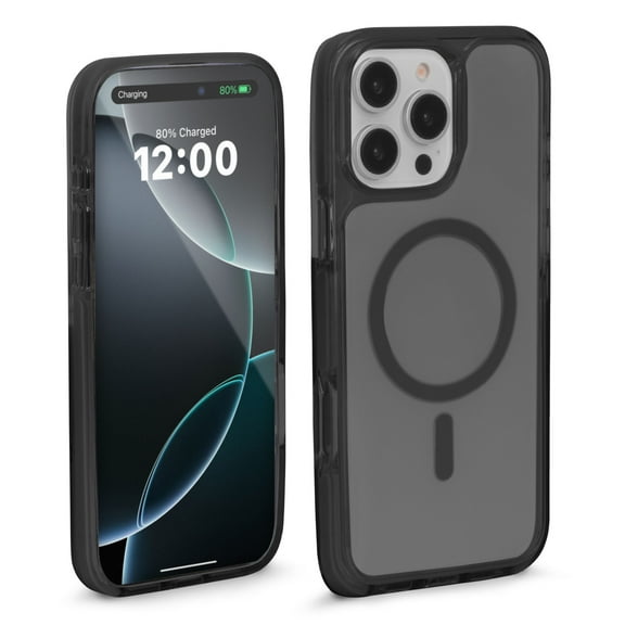 iHome Premium iPhone 16 Pro Max Case, MagSafe Compatible, Drop Protection with Shock-Absorbing Bumpers
