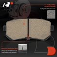 thumbnail image 3 of A-Premium Rear Ceramic Disc Brake Pads Set Compatible with Select Hyundai and Kia Models - For Sportage 2011-2016 Tucson 2010-2017 Sonata 2015 Accent Elantra Forte Forte Koup Forte5 Rio Rio5, 3 of 9