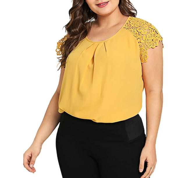 Plus size sales tops for ladies