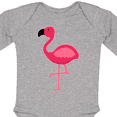 thumbnail image 4 of Inktastic Pink Flamingo Boys or Girls Long Sleeve Baby Bodysuit, 4 of 5