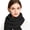 Black, variant on Women Solid Color Chunky Knit Scarf, Handmade Thick Soft Warm Neck Wrap, Elegant Textured Thermal Scarf, Windproof All-Match Fashion Accessory for Office Daily Dating Autumn Winter