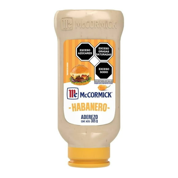Aderezo de mayonesa McCormick con habanero squeeze 305 g