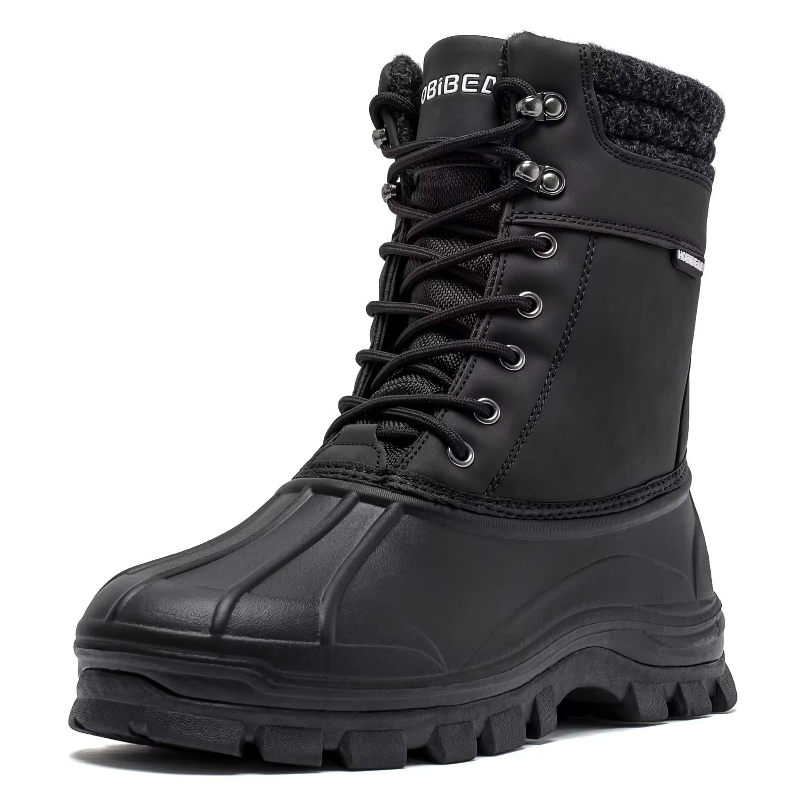 GUBARUN Men's Snow Boots Insulated Waterproof Warm Hiking Winter Boots for Outdoor