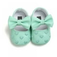 thumbnail image 1 of Prettyui Baby Boy Girl Bow Design Lovely Anti-Slip Casual Shoes Newborn Toddler Breathable Sneakers Infant PU Leather Soft Soled First Walkers, 1 of 6