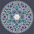 thumbnail image 1 of (K350) Serie Abstracta Mandala Diamante Parcial Pintura Resina Diamante Con Forma Especial 30*30cm, 1 of 9