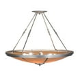 thumbnail image 6 of Meyda Tiffany 152861 Commerce 8 Light 48" Wide Semi-Flush Bowl Ceiling Fixture - Nickel, 6 of 7
