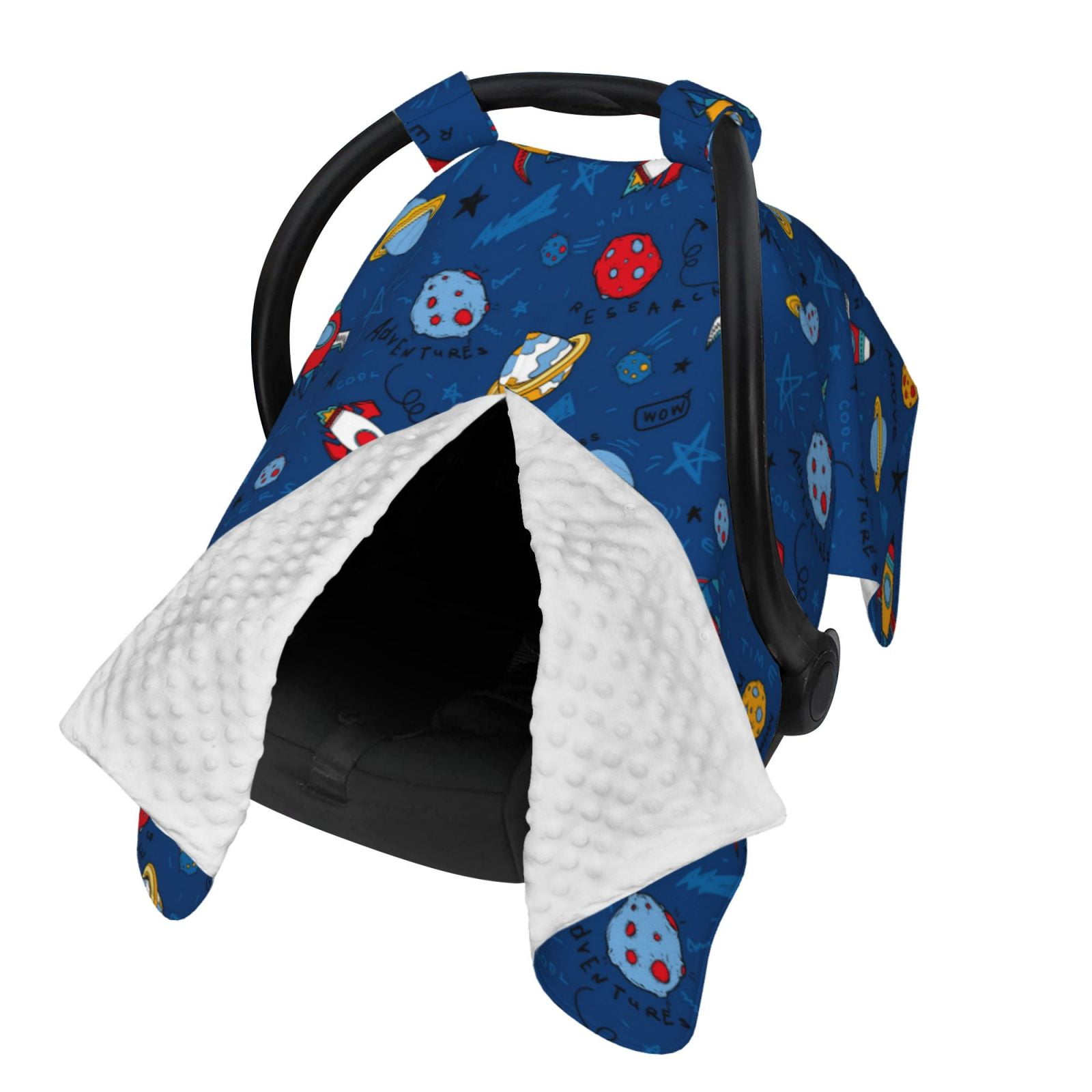 Naloa Space Baby Car Seat Cover, Breathable Baby Carrier Cover, Multiuse Baby Carrier Cover & Nursing Breastfeeding Cover