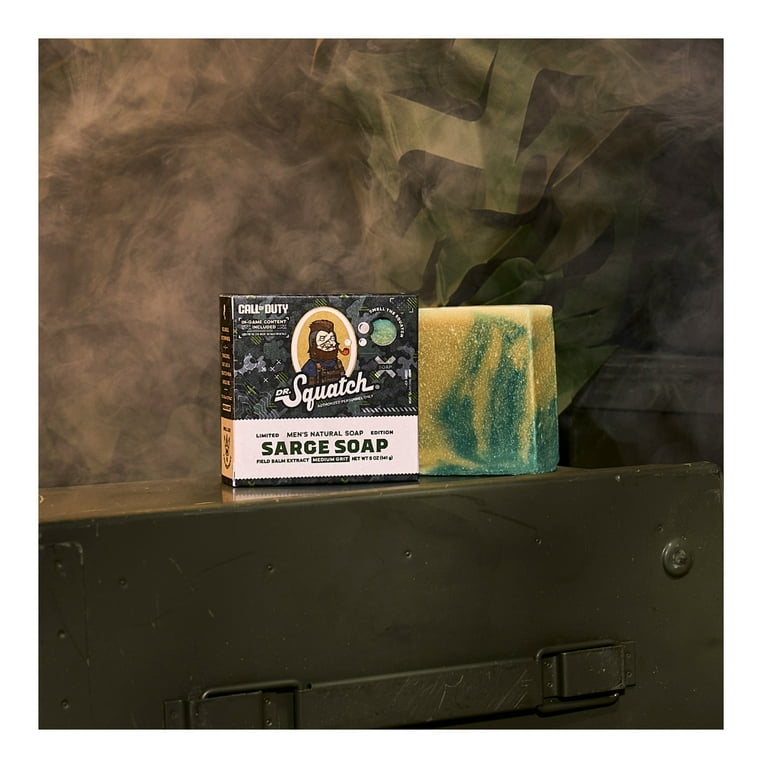 Dr. Squatch Call of Duty Limited Edition Natural Bar Soap for Men