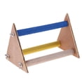 thumbnail image 3 of Mesa de actividades de madera para gimnasio, soporte para percha de pájaros y loros, divertido y divertido 2, 3 of 8