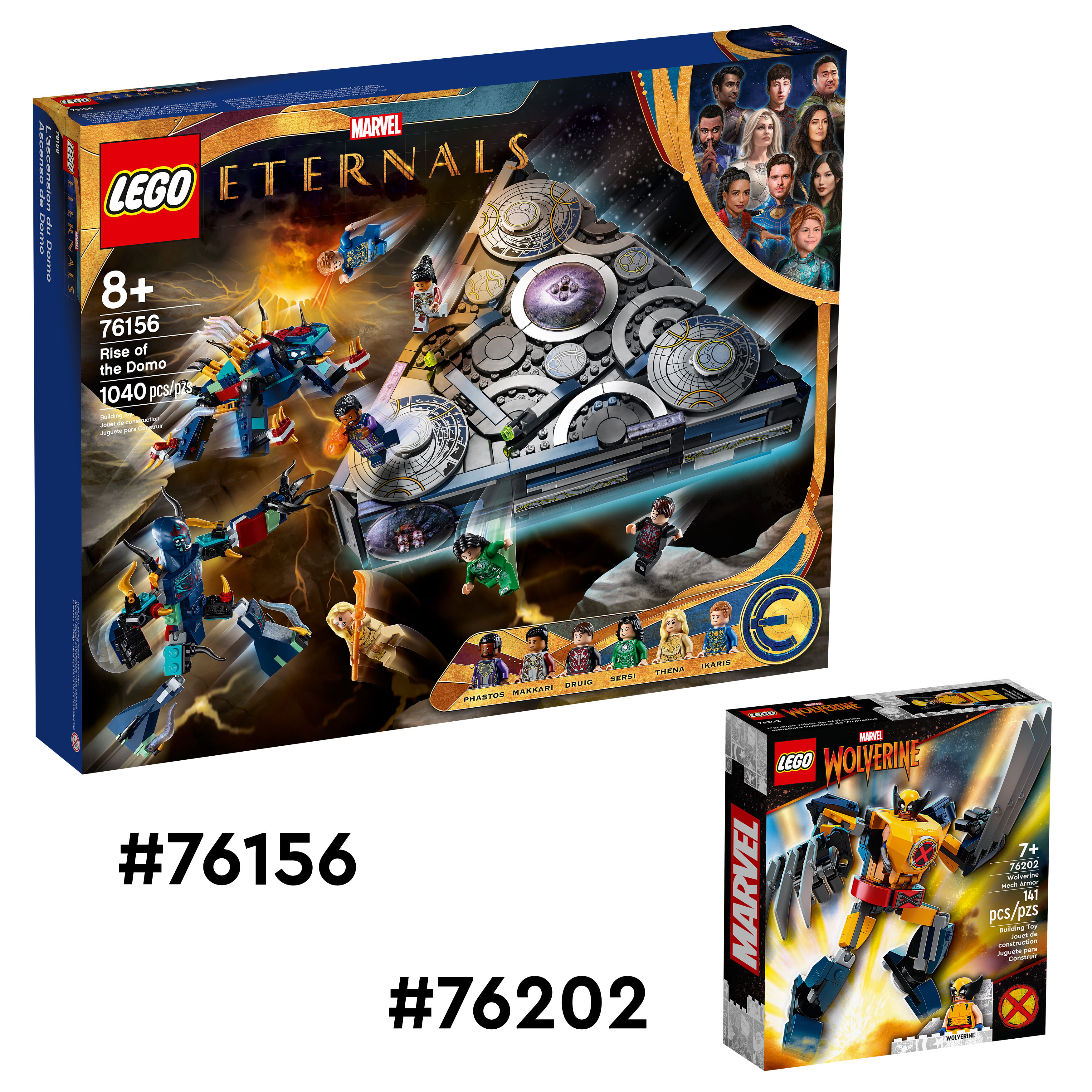  LEGO Marvel Wolverine Mech Armor 76202 Building Kit;  Collectible Mech and Minifigure for Wolverine Fans Aged 7+ (141 Pieces) :  Toys & Games
