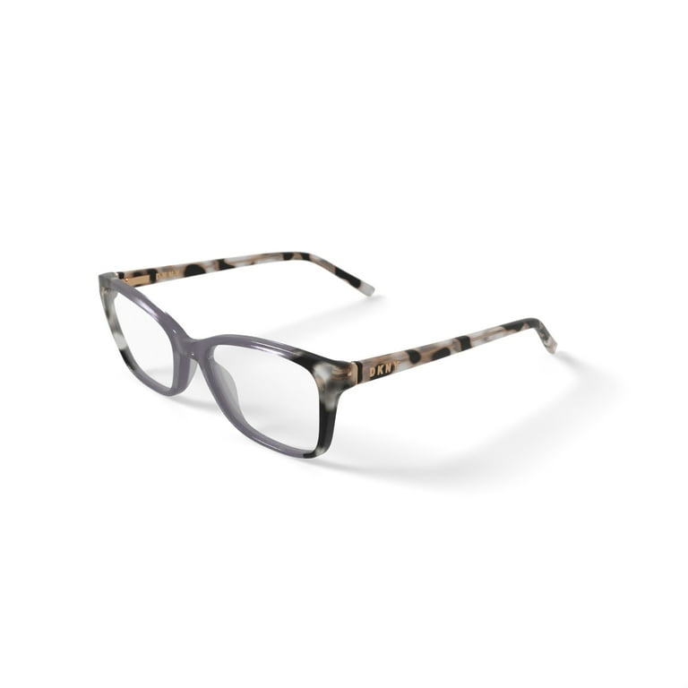DKNY Women's DK5034 Prescription Eyeglasses with Case, Ivory