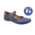 thumbnail image 1 of Zapato escolar Coqueta para niña de piel azul marino Danna con hebilla, 1 of 6