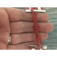 thumbnail image 2 of Cheer Bracelet - Cheerleading Charm Infinity Bracelet - Cheer Jewelry for Cheerleader, Cheer Team, or Team (Maron, White), 2 of 7