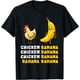 thumbnail image 1 of Chicken Banana Dance Funny Fruit Meme - Camiseta para niñas y hombres, 1 of 2