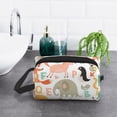 thumbnail image 6 of XMXT Large Capacity Makeup Pouch Bag, Cute Animal Alphabet Make Up Storage Bag Cosmetic Travel Toiletry Bags for Women Men, One Size, 6 of 9