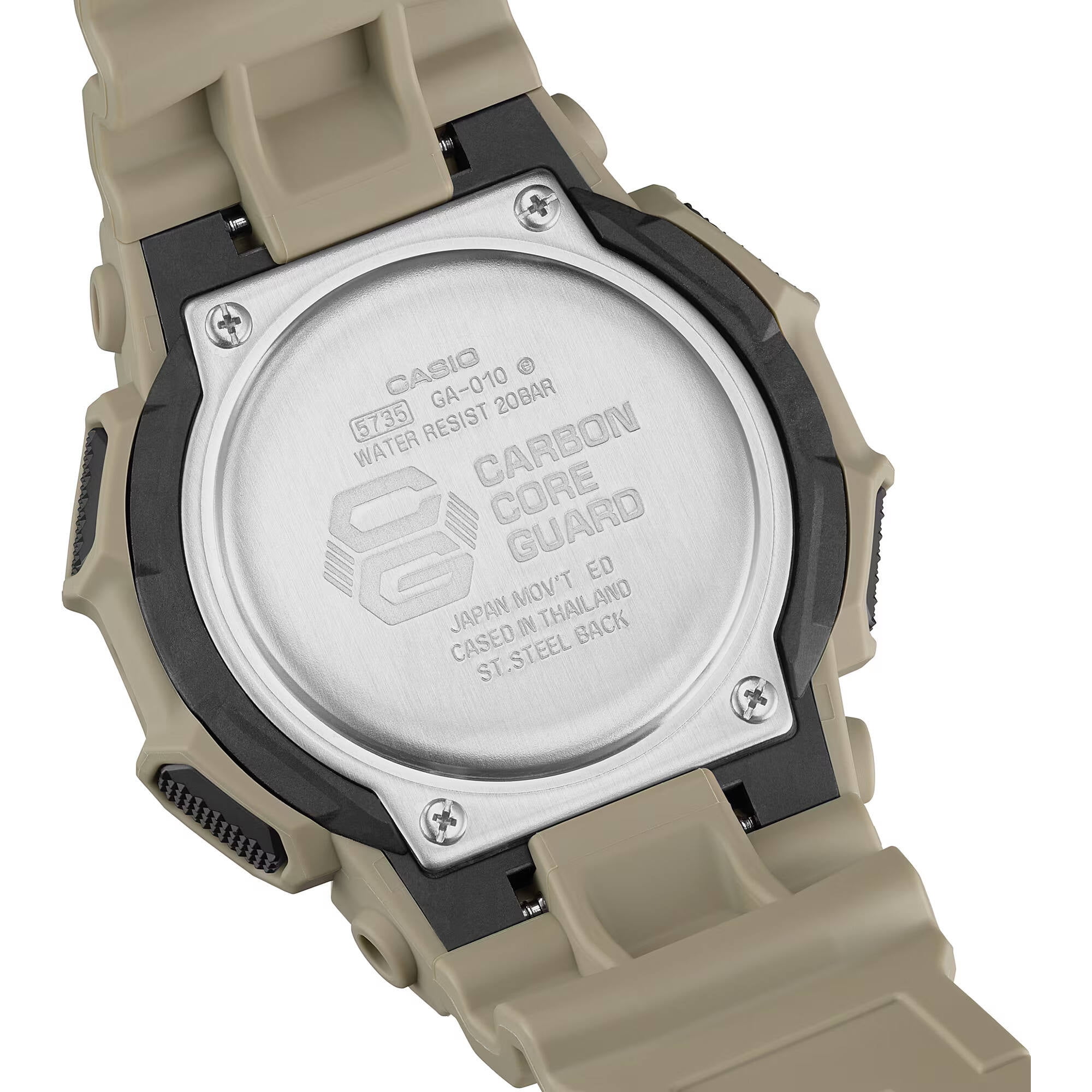Casio Men's G-Shock GA-010 Series Black Dial Watch - GA010-5A