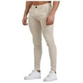 thumbnail image 4 of Men Summer Outdoor Holiday Slim Straight Trousers Casual Comfortable Lightweight Breathable Wear for Daily Travel Work Pants for Men Solid Casual Outdoor Pants Straight Type Trousers, 4 of 5